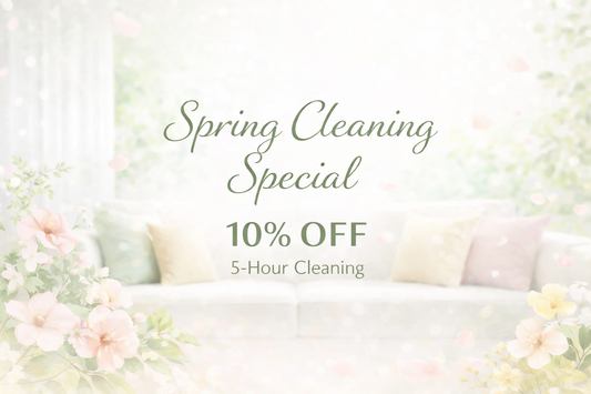 A Fresh Start for Spring: 10% Off 5-Hour Cleaning